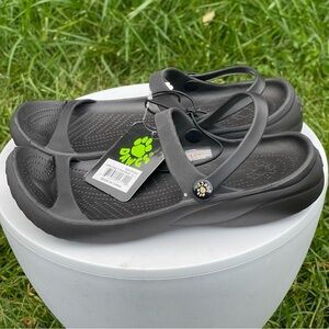 DAWGS 3 Strap Sandals Womens 11 Brown Slingback Comfy Open Toe Shoes